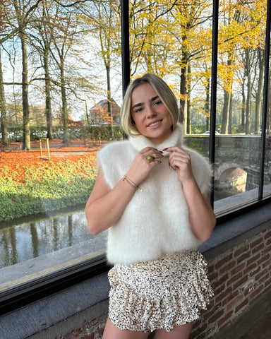 Jupe short doré - SEQUINS