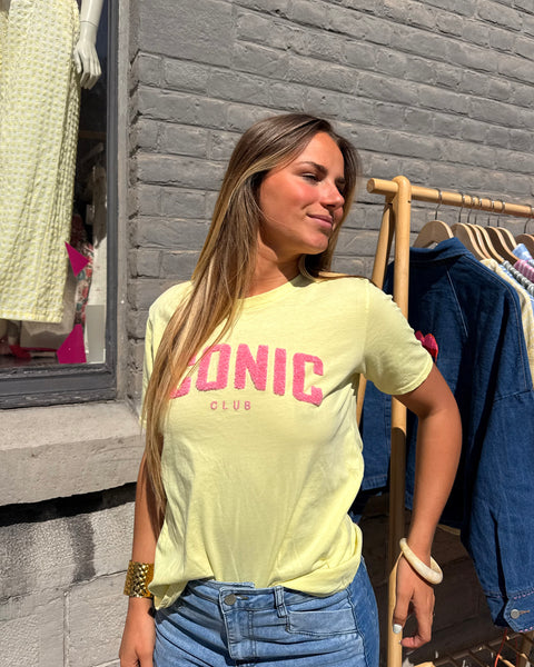 T-shirt jaune - ICONIC CLUB