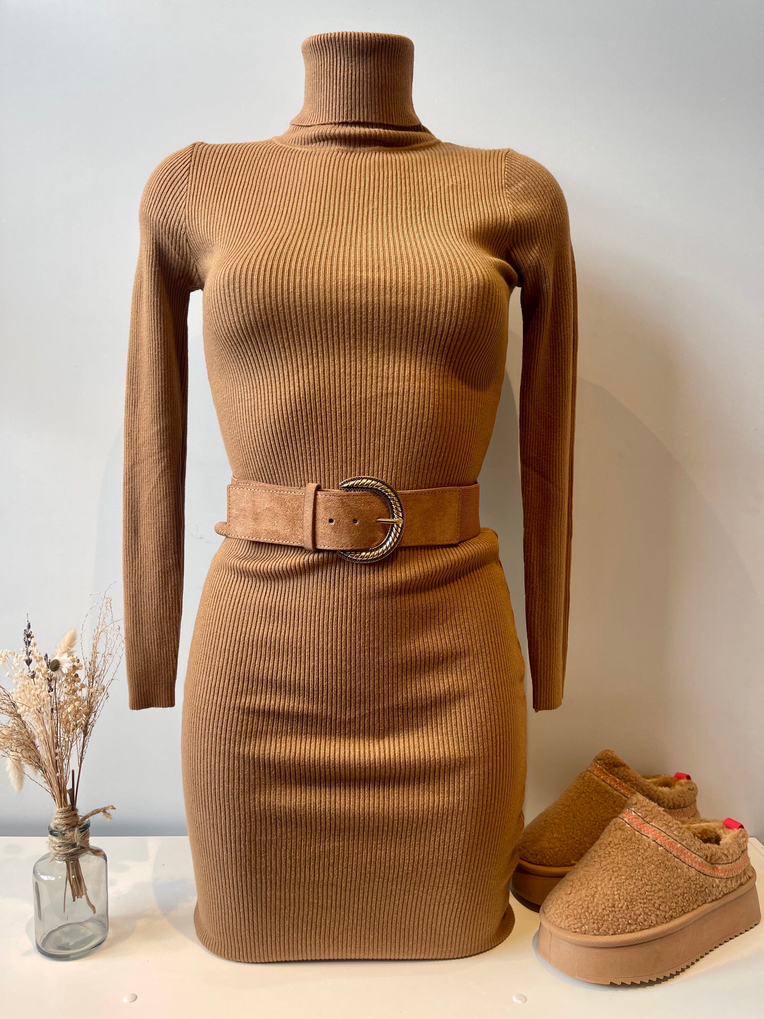 Robe pull - CAMEL