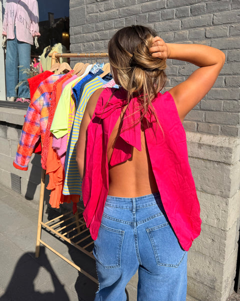 Blouse fushia - ELINA