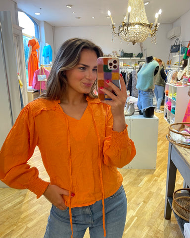 Chemisier orange - VARKI