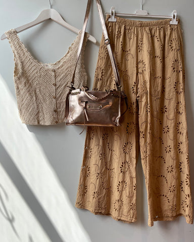 Pantalon camel - MARY