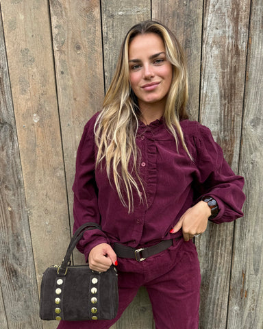 Chemise bordeaux - VELOUR