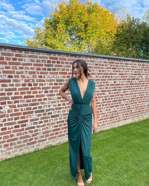 Robe verte - ANAËLLE