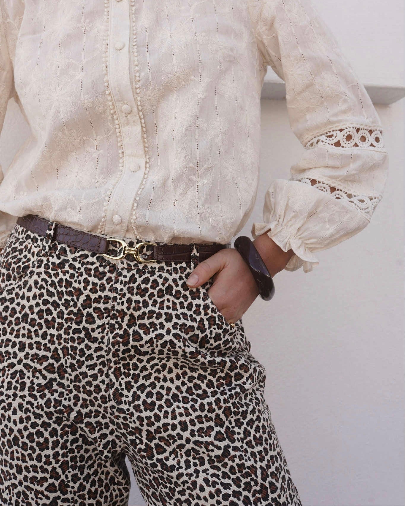Pantalon clair - LÉOPARD