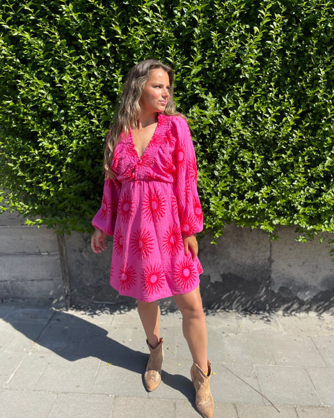 Robe rose/rouge - SOLEIL