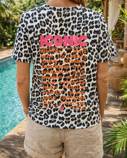 T-shirt léopard - ICONIC