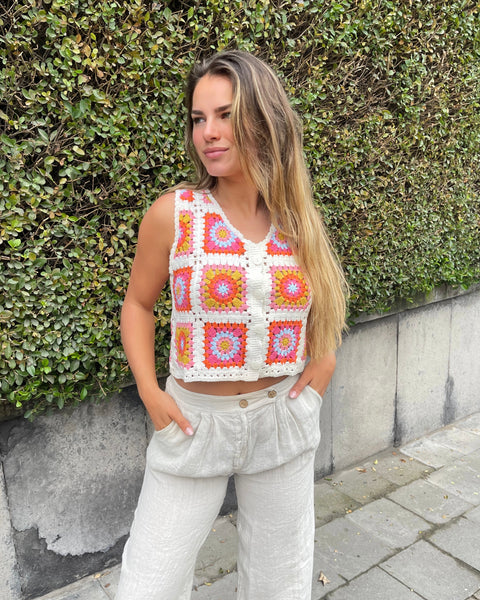 Pantalon en lin - CHRISTINE