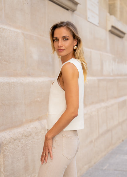 Gilet blanc - MAYA