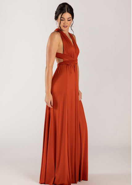 Robe terracotta multipositions - NELLE