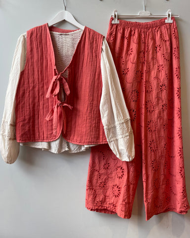 Gilet rose - RAMIA