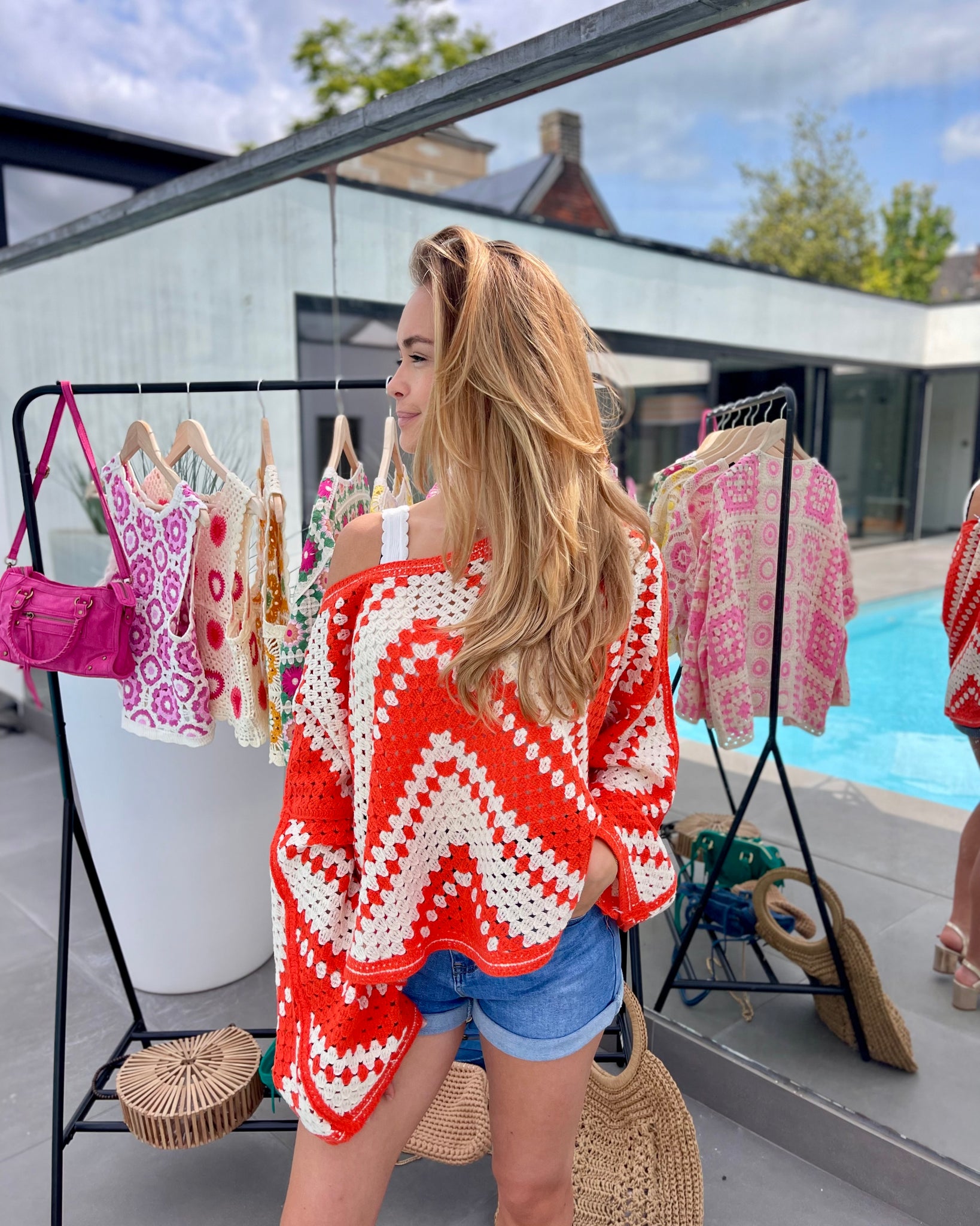Haut crochet - ORANGE