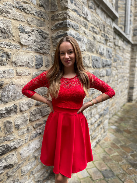 Robe rouge - MAËLYS