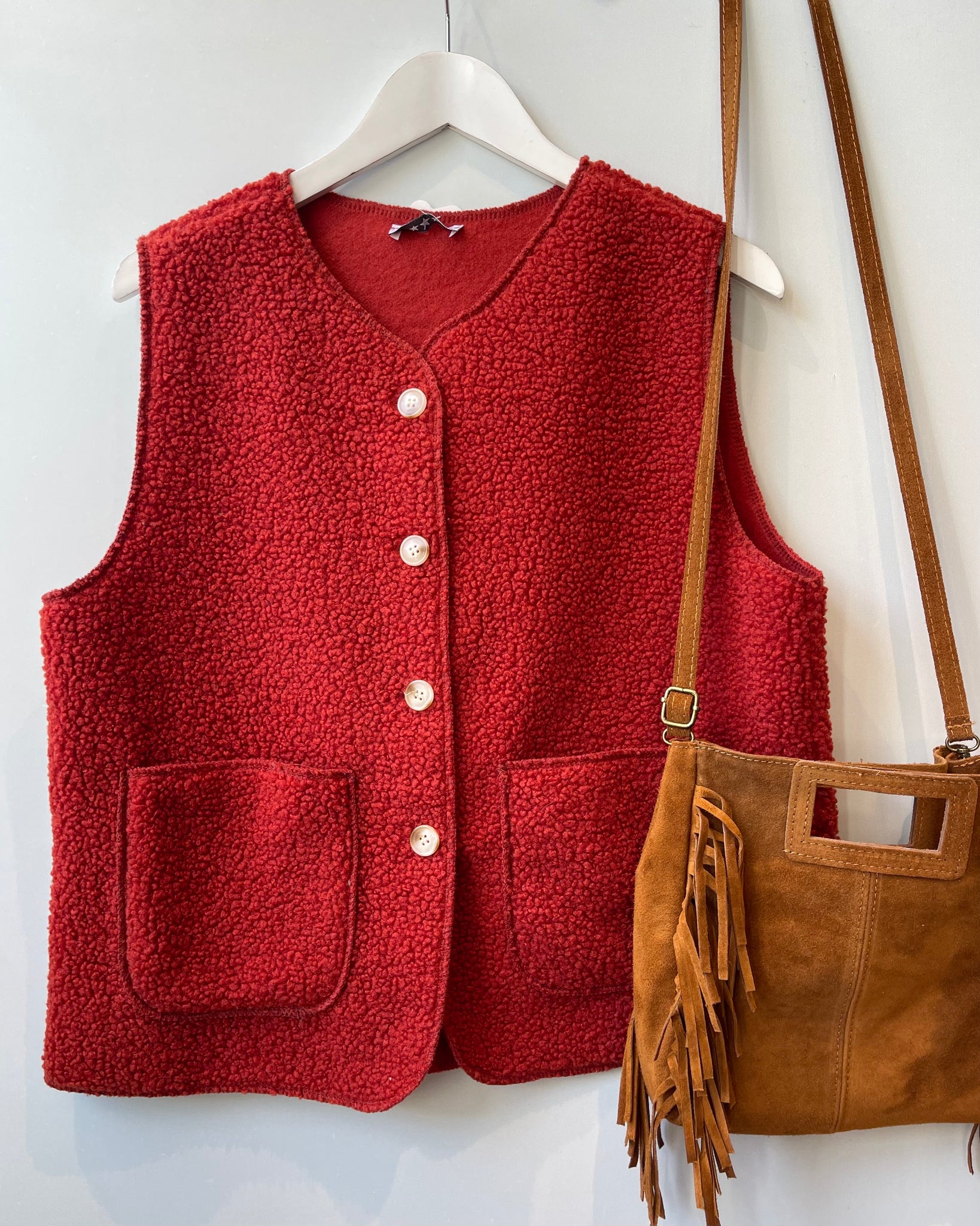 Gilet brique - TEDDY