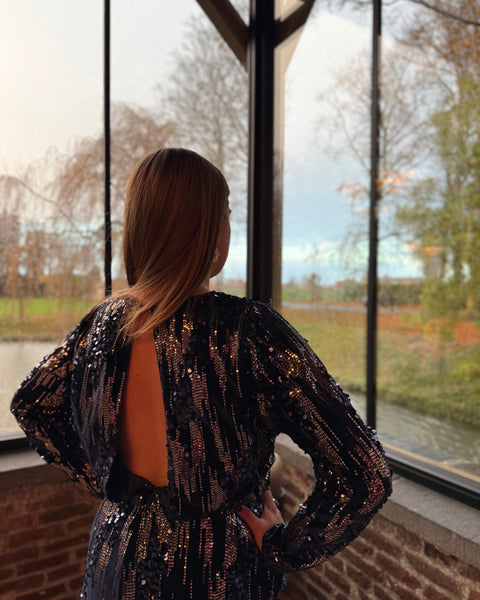 Combi short bleu - VELOUR