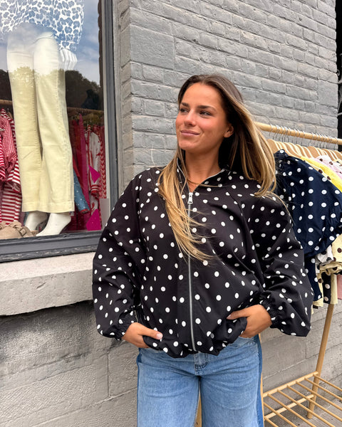 Veste à pois noir - EVA
