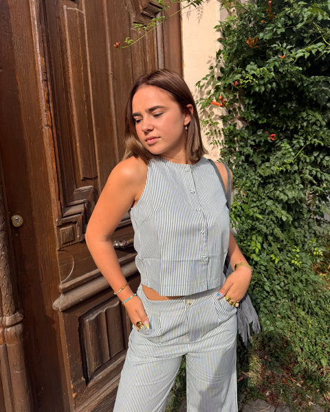 Ensemble bleu - MARRIN