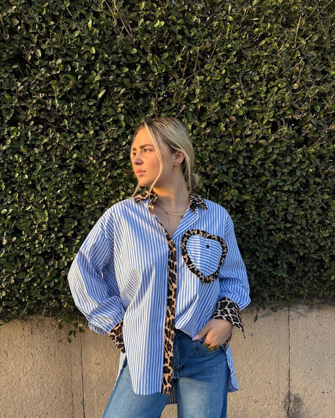Striped Shirt - LEOPARD