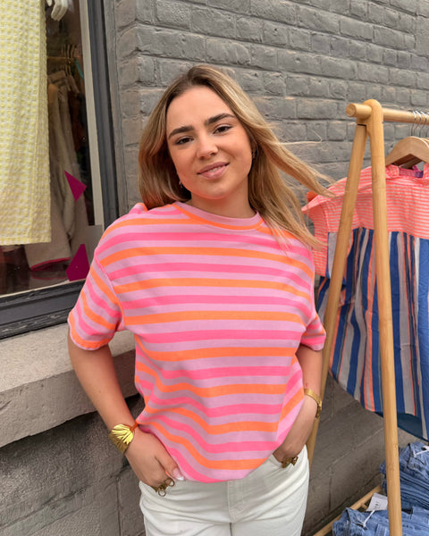 T-shirt rose - LIGNÉ