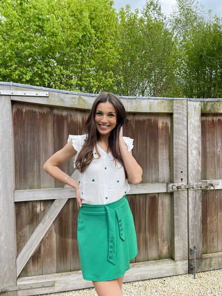 Blouse verte - COEUR