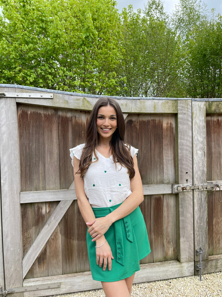 Blouse verte - COEUR