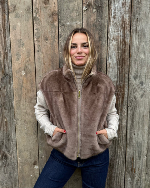 Veste réversible - BEIGE