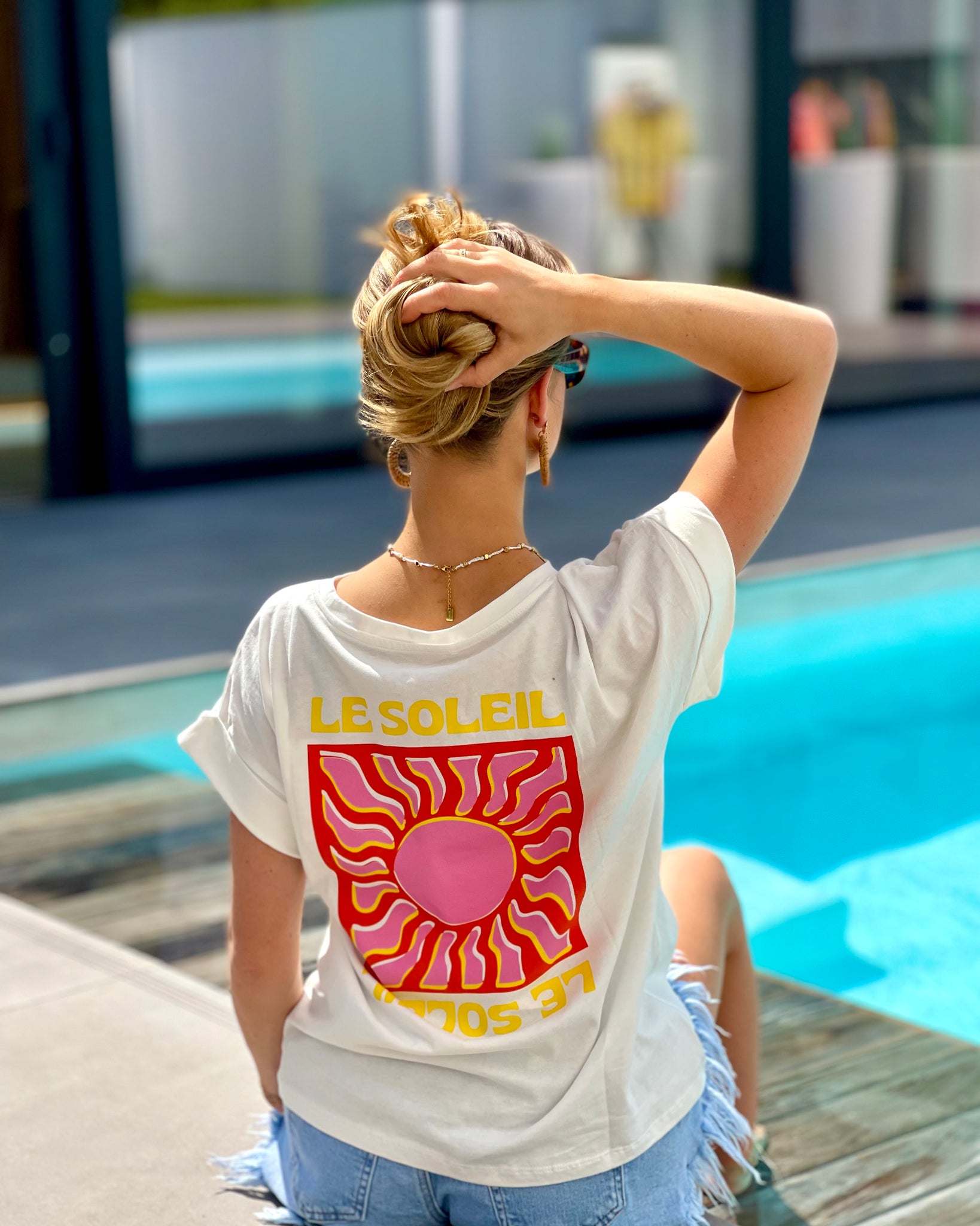 T-shirt blanc - SOLEIL