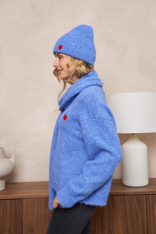 Pull bleu - COEUR