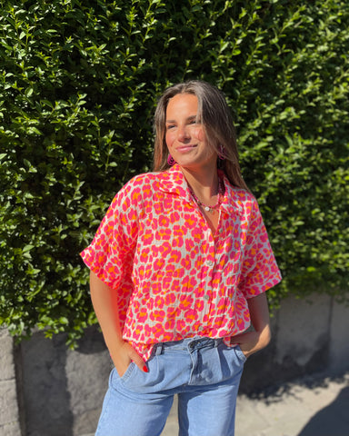 Chemise manche courte - LÉOPARD