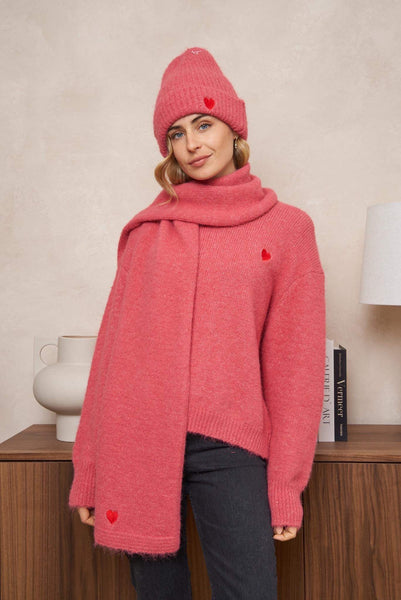 Pull rose - COEUR