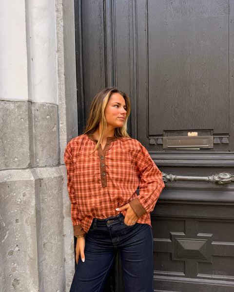 Chemise terracotta -RORY