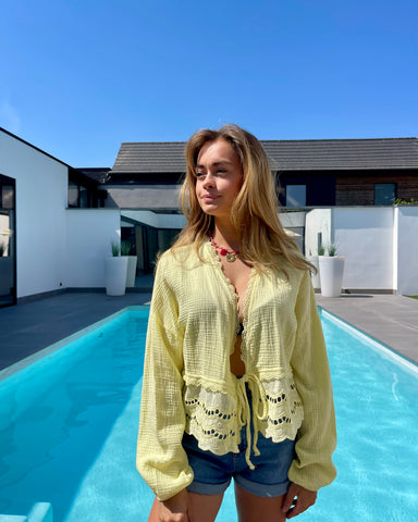 Chemise jaune - TAHIA