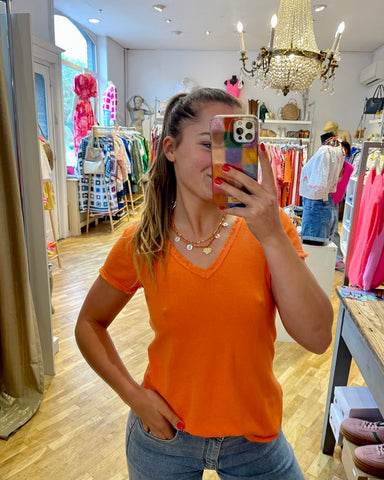 T-shirt orange - MAYA