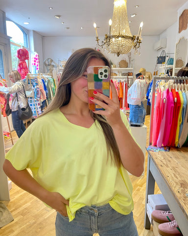 T-shirt jaune - FLUO