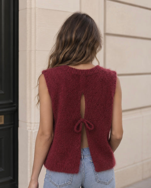 Pull bordeaux - ELINA