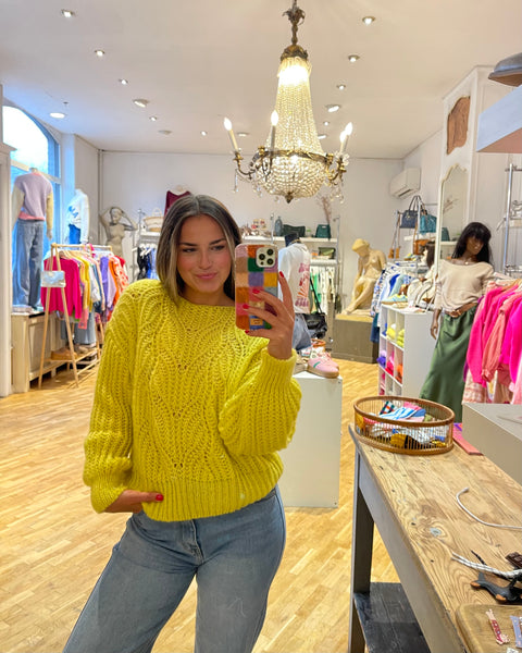Pull jaune - CATHY