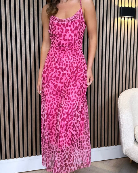 Robe rose - LÉOPARD