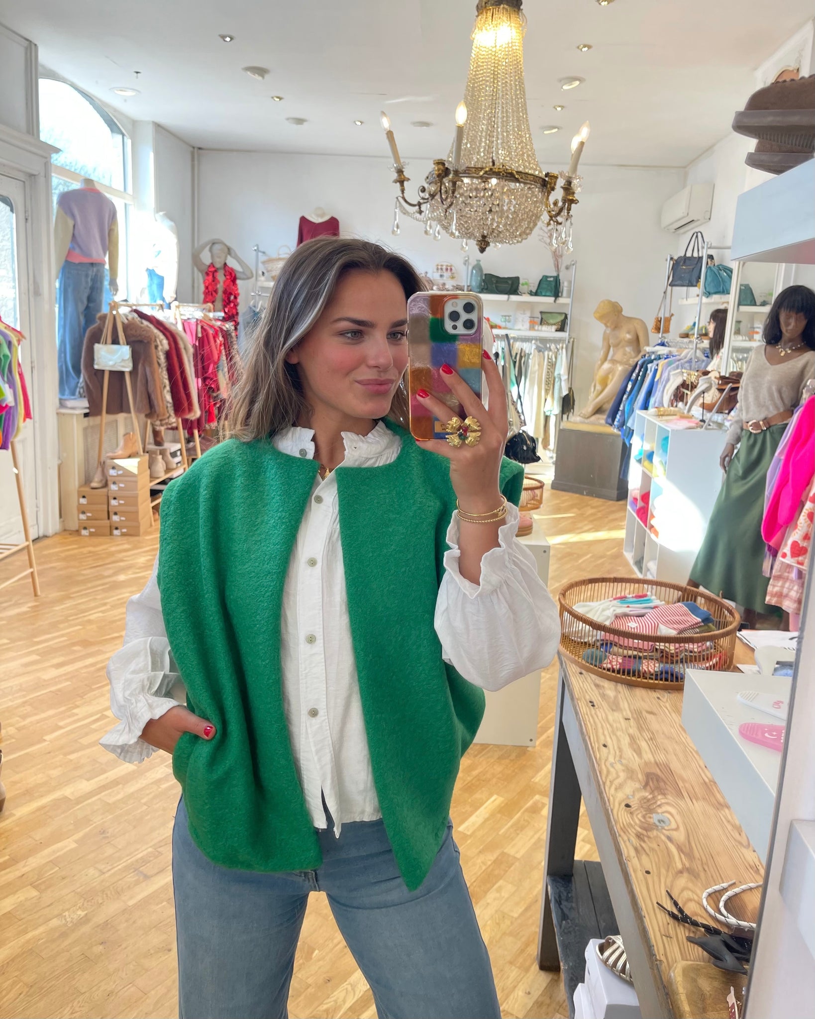 Veste verte - CASSIS
