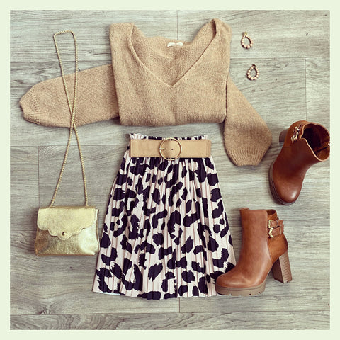 Pull beige - MATHILDE