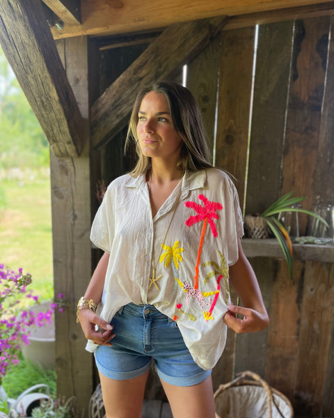 Chemisier beige - EDLMA