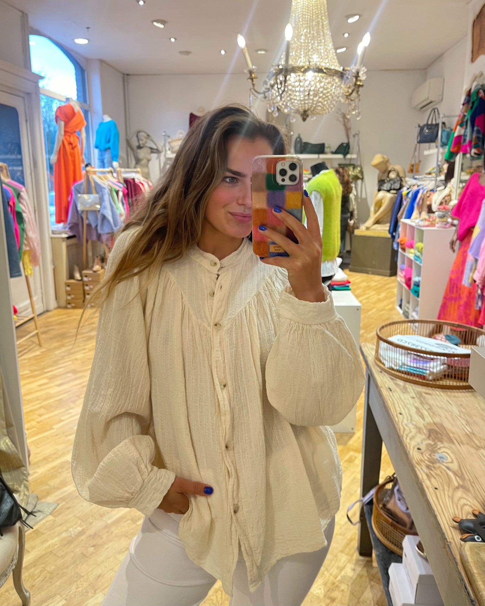 Chemisier beige - PARKS