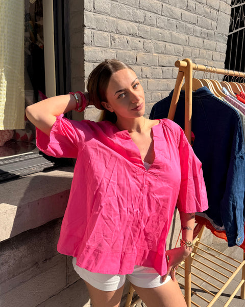 Haut rose - CHRISTINE