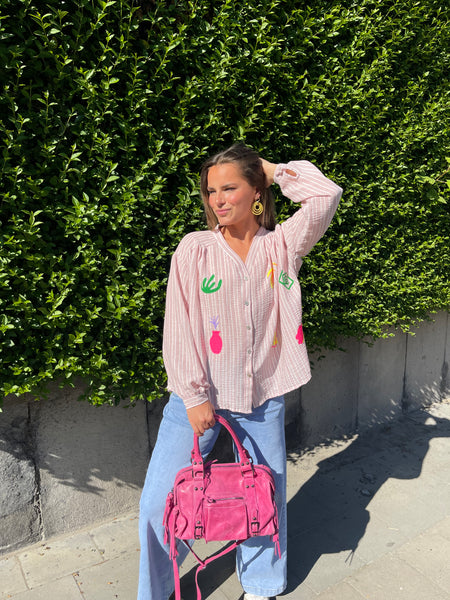 Chemise rose - PLAGE