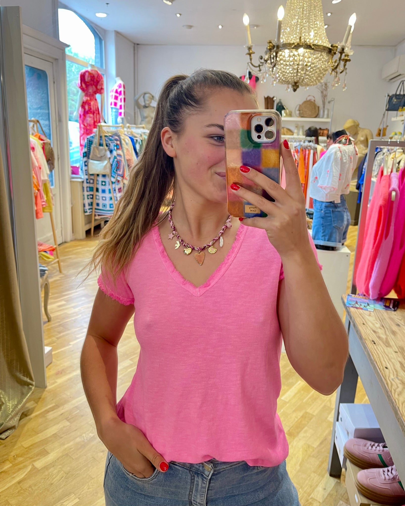 T-shirt rose - MAYA