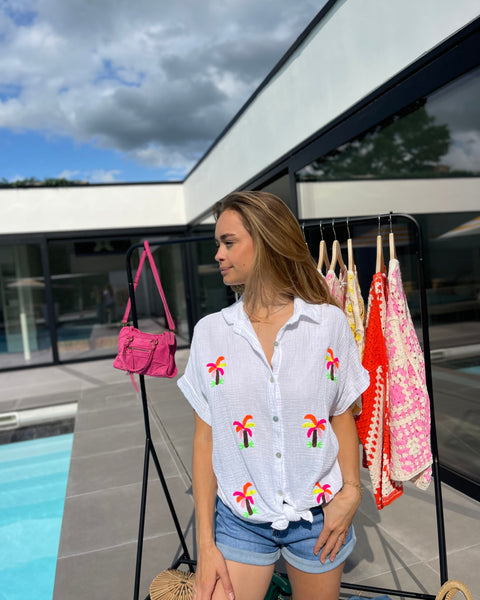 Chemise orange fluo - PALMIERS