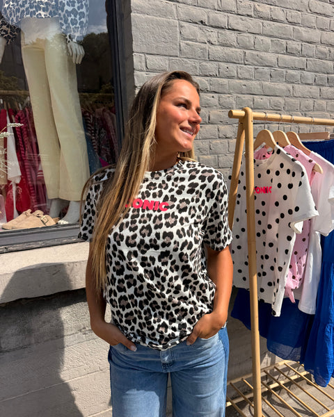 T-shirt léopard - ICONIC
