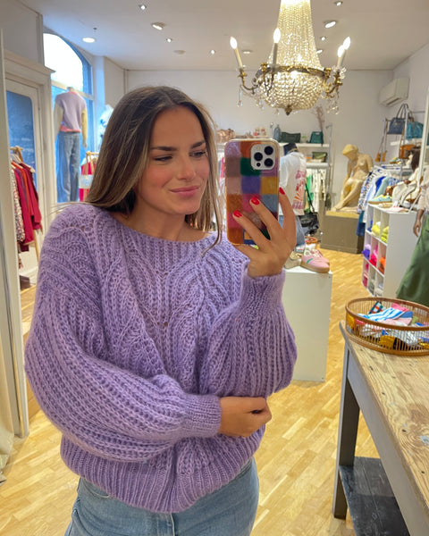 Pull mauve - CATHY