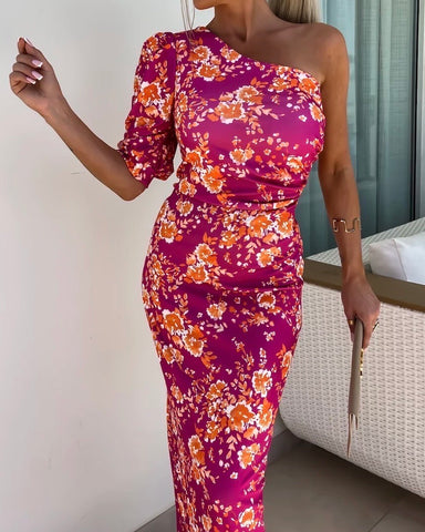Robe orange - SANDRINE