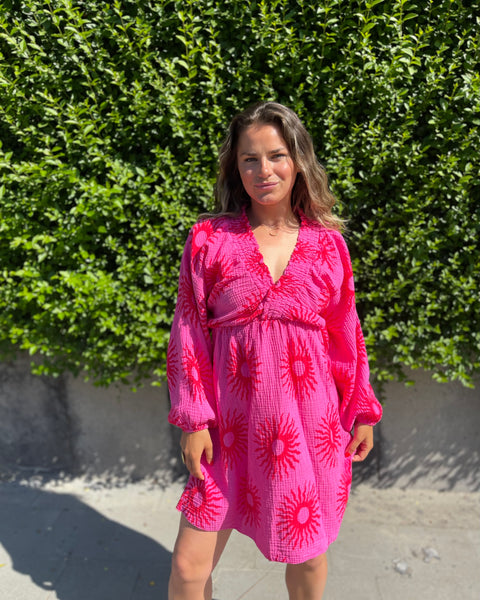 Robe rose/rouge - SOLEIL