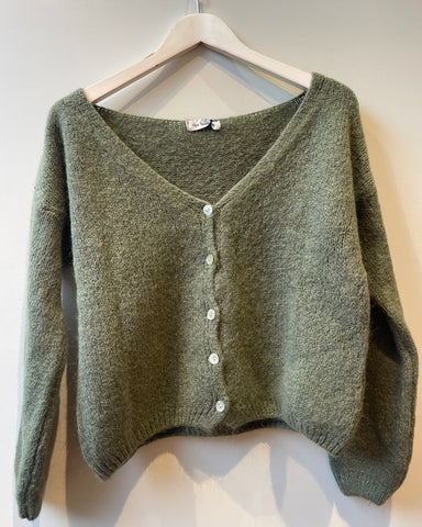 Gilet kaki - JULIE
